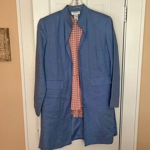 Chadwick's linen over top jacket, size 10p,